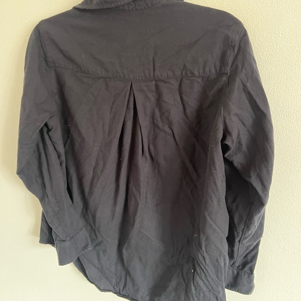 Grayson Black Button Up, Size Xs - image 5